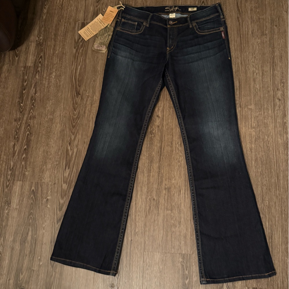 Silver Jeans Women's Dark Indigo Flare Jeans
